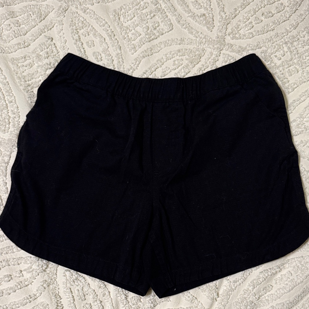 Carhartt Women's Black Elastic-Waist Athletic Shorts